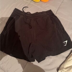 Gymshark Black Drawstring Waist Shorts